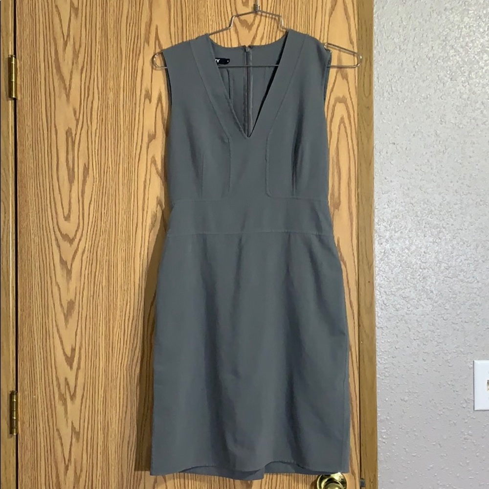 DKNY Classy Gray Dress